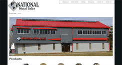 Desktop Screenshot of nationalmetalsales.com